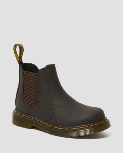 Botas Chelsea Dr Martens Toddler 2976 Wildhorse Cuero Para Niños DR6974E